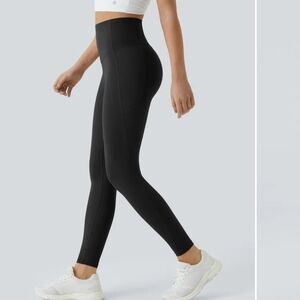 High-Waisted Black Leggings